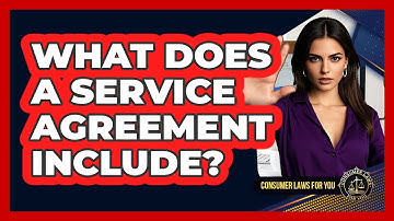 What Does A Service Agreement Include?