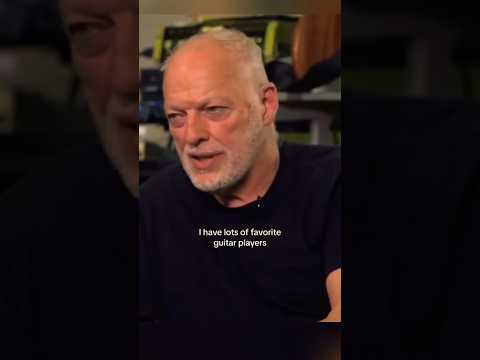 David Gilmour's favorite guitar player? This is consensus at this point.