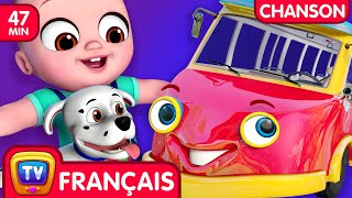 Les Roues du Bus avec les animaux de la ferme (Wheels on the Bus) - ChuChu TV Chansons Collection