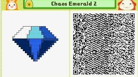 Pushmo QR Code Levels Chaos Emeralds!