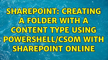 Sharepoint: Creating a folder with a content type using PowerShell/CSOM with SharePoint Online
