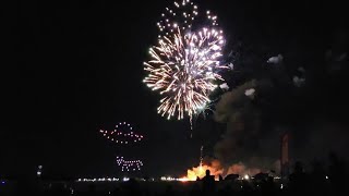 70+ Drone Night Show and Fireworks at Sun and Fun 2022