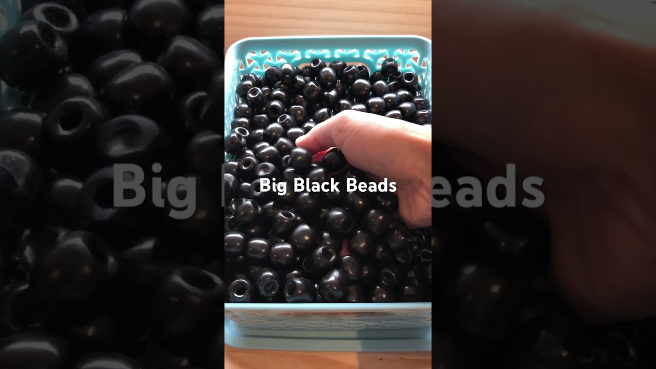 My clients with arthritis prefer to use big beads. They’re easier to hold and thread.