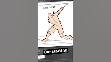 Think of each pose as a sequence of events, #2danimation #drawingtutorial #animationtutorial