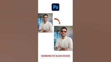 Photoshop Hack: Best Eye Glasses Color Changing Technique! 🎨👓 #photoshop
