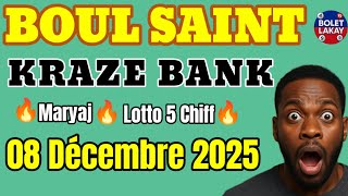 Boul Bolet Saint Kraze Bank Jodi 08 Decembre 2025 #boulsaint #tchala #bolet