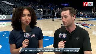 Postgame Show: Oklahoma City Thunder vs. Dallas Mavericks, Game 2