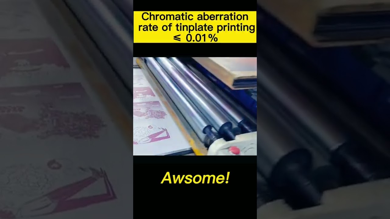 Tin box tinplate printing