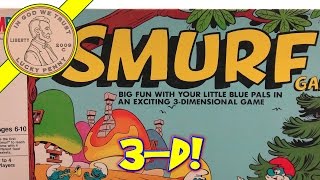 How To Play The Vintage Game The Smurf 3-D Board Game - Milton Bradley, #4113 1981