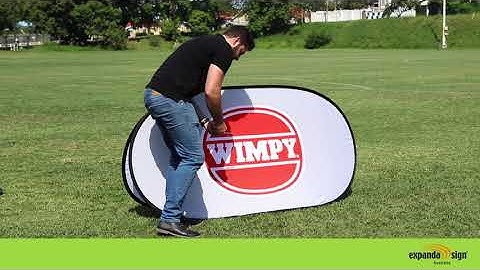 Horizontal Pop Up Banner