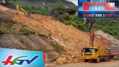 Mưa lớn, đường Nha Trang - Đà Lạt sạt lở hàng loạt | ĐƯỜNG DÂY NÓNG ONLINE - 26/11/2017