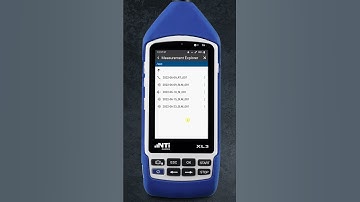 How to delete a measurement on the XL3 Acoustic Analyzer