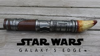 Make a Galaxys Edge Lightsaber Look REAL DIY Tutorial