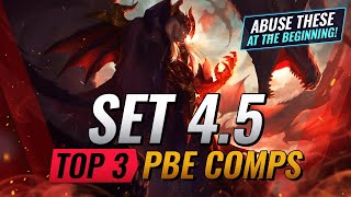 TOP 3 PBE COMPS - ABUSE THEM BEFORE THEY GET NERFED - Teamfight Tactics