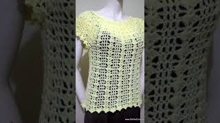 Ideas De Lindas Blusas A Crochet Para Mujer