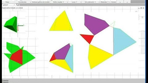 AutoCAD: desarrollo de pirámide truncada