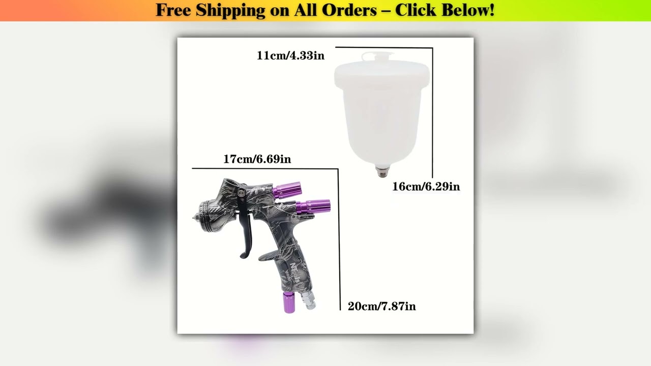 NTOOLS New high-quality products Spray Gun  1.3 Spray Gun  Paint Spray Gun Airbrush