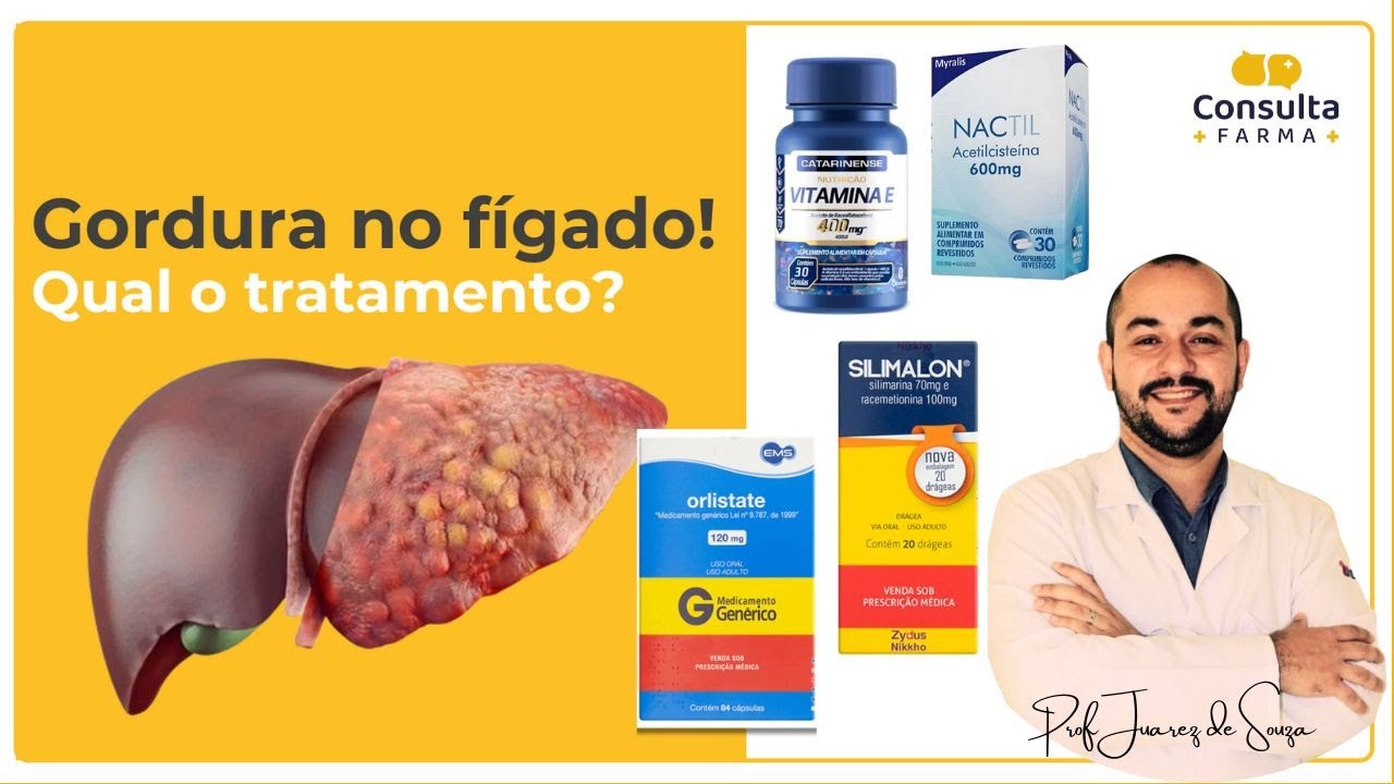 Gordura no fígado | Qual o tratamento medicamentoso? - YouTube