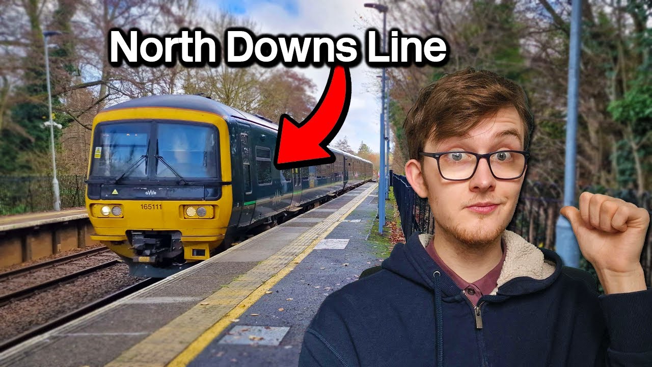 Впервые еду по железнодорожной линии North Downs!