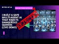 Safe Multi Agent AI Rejects Dangerous Queries (live demo)