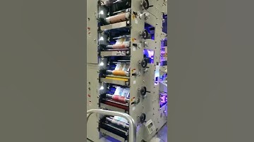 UV LED curing system for label printing - Product demo