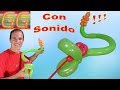 como hacer una serpiente o víbora con globos - globoflexia facil - figuras con globos