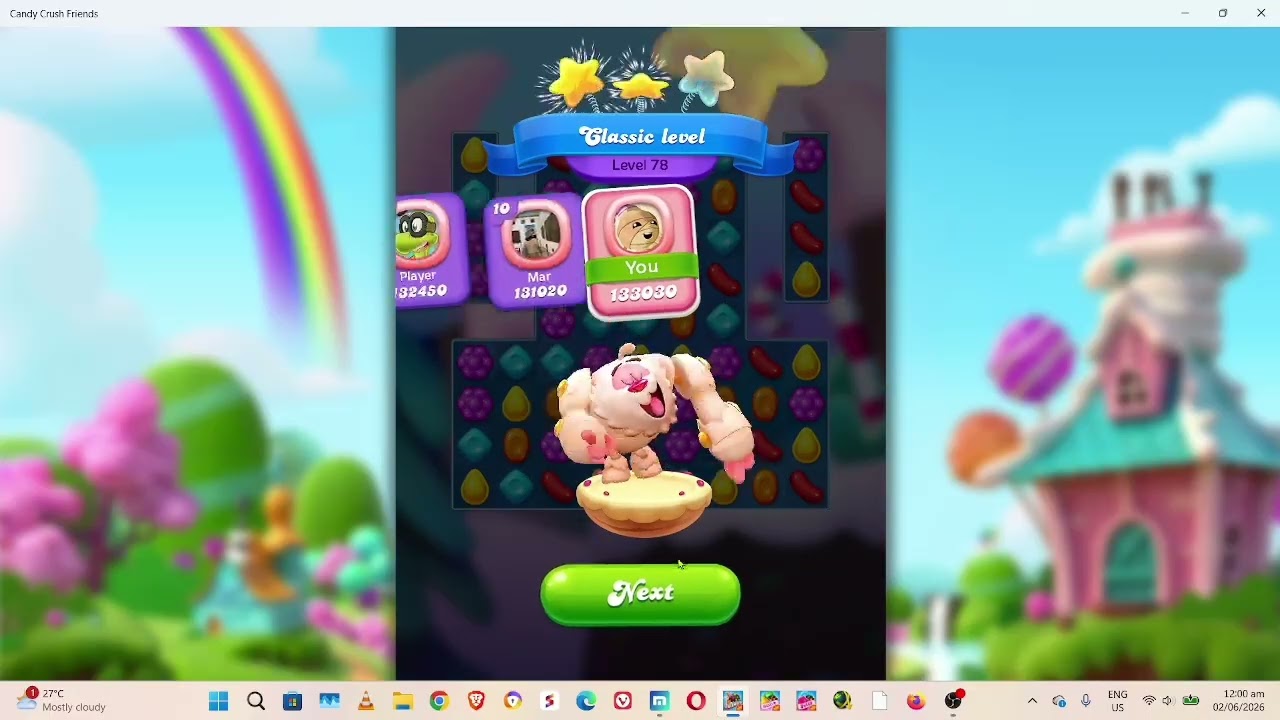 CANDY CRUSH FRIENDS LEVEL 78 part 1