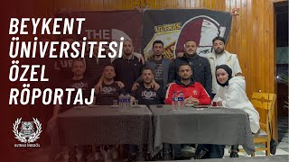 BEYKENT ÜNİVERSİTESİ İLETİŞİM FAKÜLTESİ ÖĞRENCİLERİNİN FİNAL PROJELERİ İÇİN YAPTIĞIMIZ RÖPORTAJ