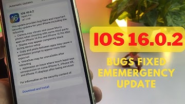 Apple Released iOS 16.0.2 Emergency Bugs Fixed Update For iPhone And iPad ! What’s New ? 🔥🔥
