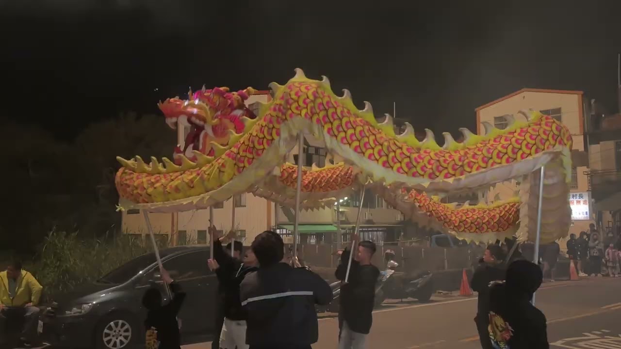 2026.03.02 苗栗𪹚龍 in 花媽炸蛋蔥油餅- 二岡坪祥龍隊