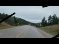 Cruising the Southern Black Hills of South Dakota.. Visibility Went to Hell!!