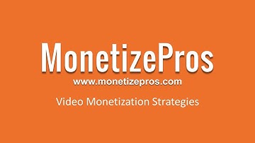 Profitable Video Monetization Strategies