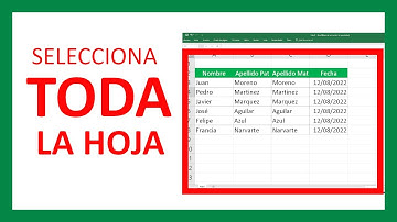 Seleccionar todo el CONTENIDO de una hoja en Excel 😱⭐