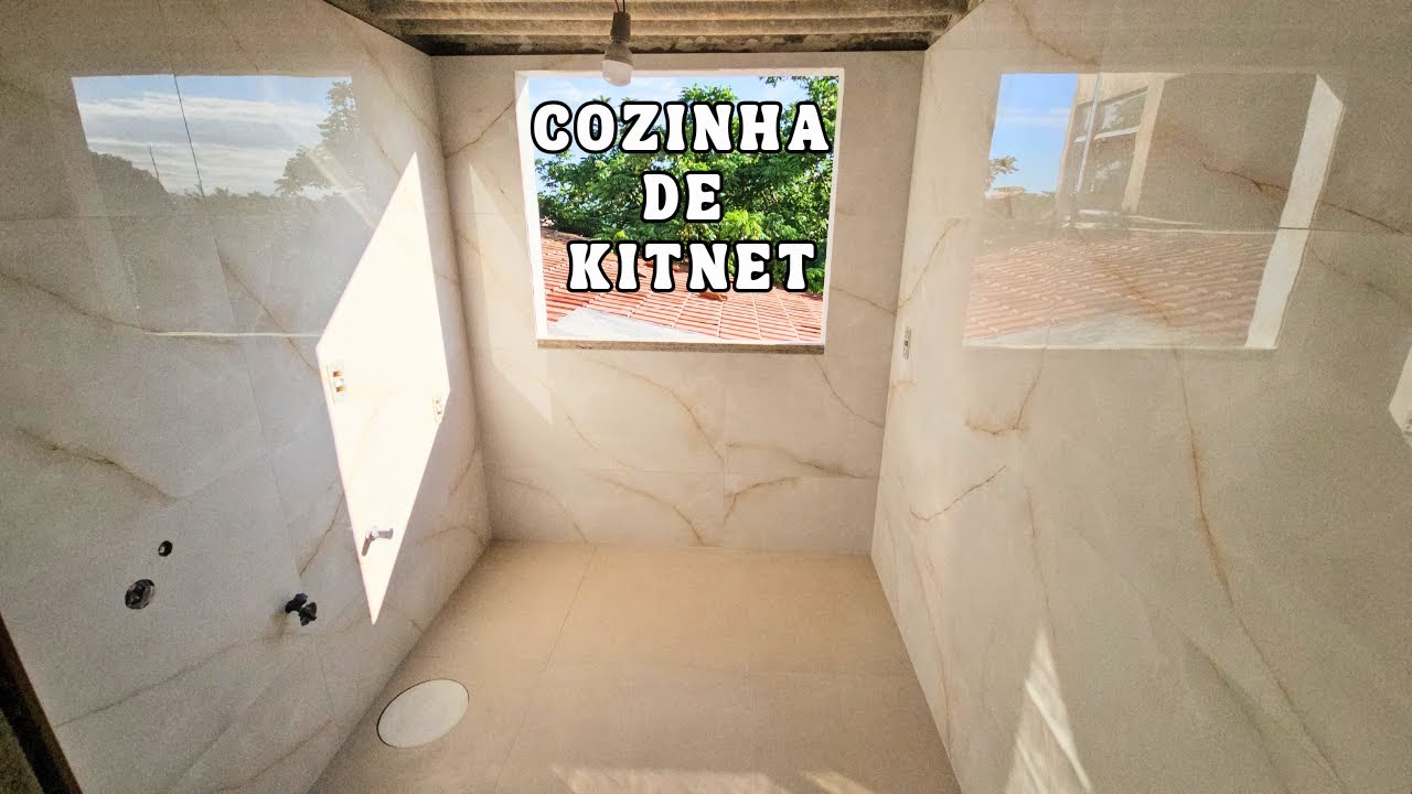 Pedreiro faz menor cozinha em kitnet! Veja que trabalho bem feito