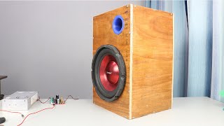 How to make woofer box 100watt at home