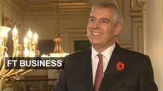 Prince Andrew on helping start-ups succeed
