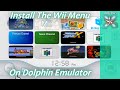 PC ROG Ally Installieren Sie Das Wii Systemmenü Auf Dem Dolphin Emulator