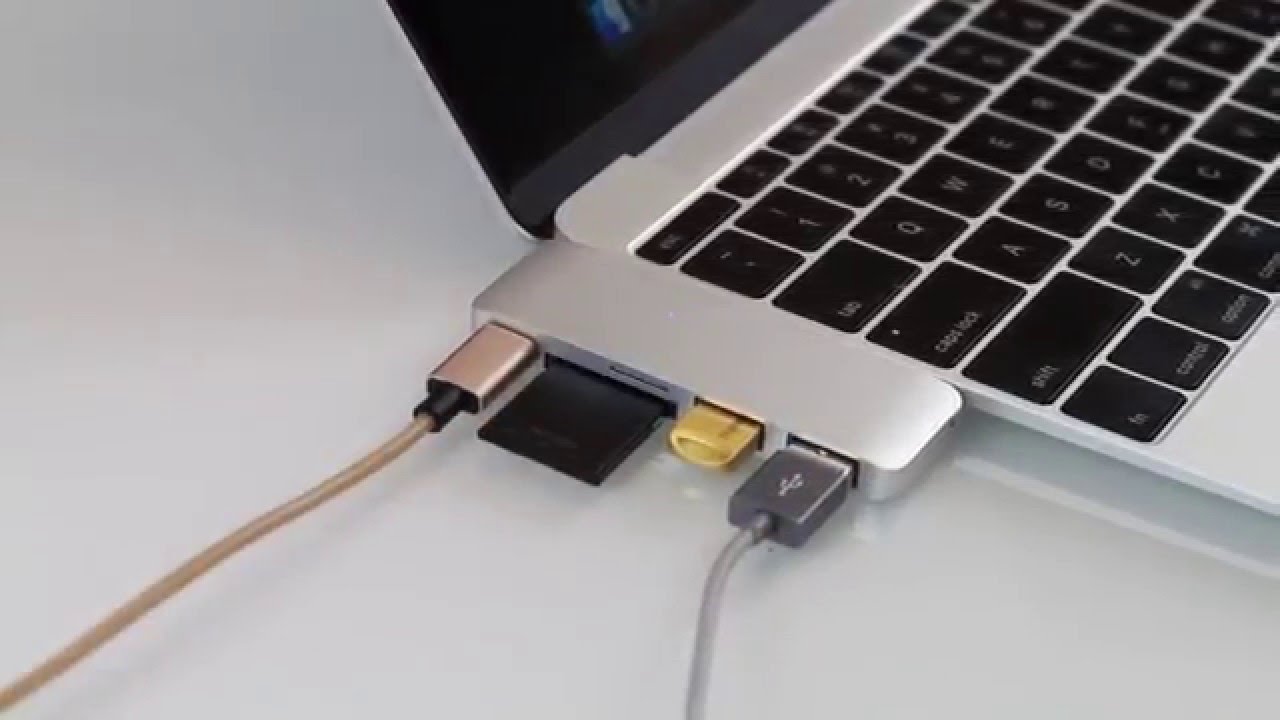Satechi® Type-C Pass Through USB Hub with USB-C Charging Port 