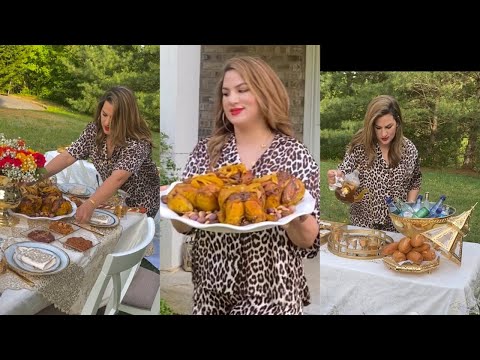 الدجاج لمدغمر ديال لعراس مرافق مع عدة وصفات