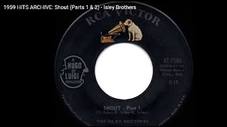 1959 Shout pts 1&2 (video-audio edit) Otis day - Isley Bros.