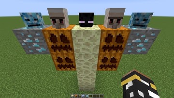 what if you create a GOLEM ENDER CREEPER in MINECRAFT