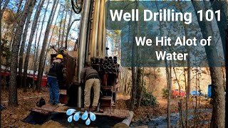 Drilling a New Water Well from Start to Finish. We hit a big Aquifer and found lots of Water!