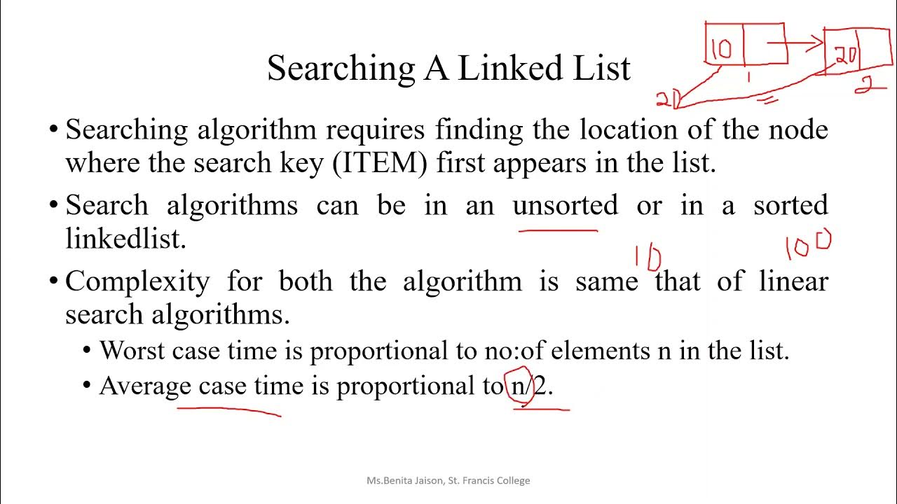 Traversing,Searching and Deleting Nodes in Linked list(BSC) - YouTube
