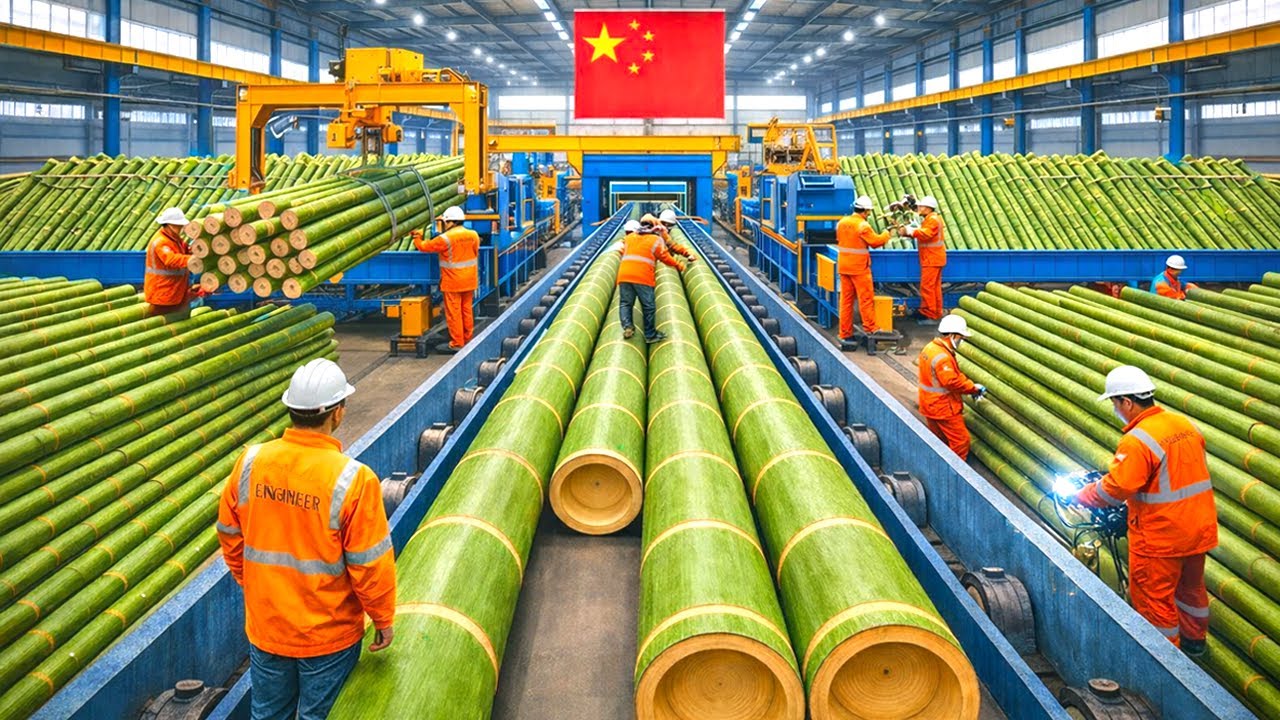 كَيْفَ تُصنَّع مُنتَجات الخِيَزْرَان: مِنَ الزِّرَاعَة إِلَى مَصنَع فُرَش الأَسْنَان