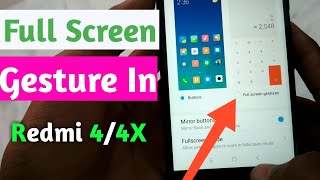 Xiaomi 18.9 Full Screen Display Gestures for Redmi 4/4x | Like Redmi 5 plus |