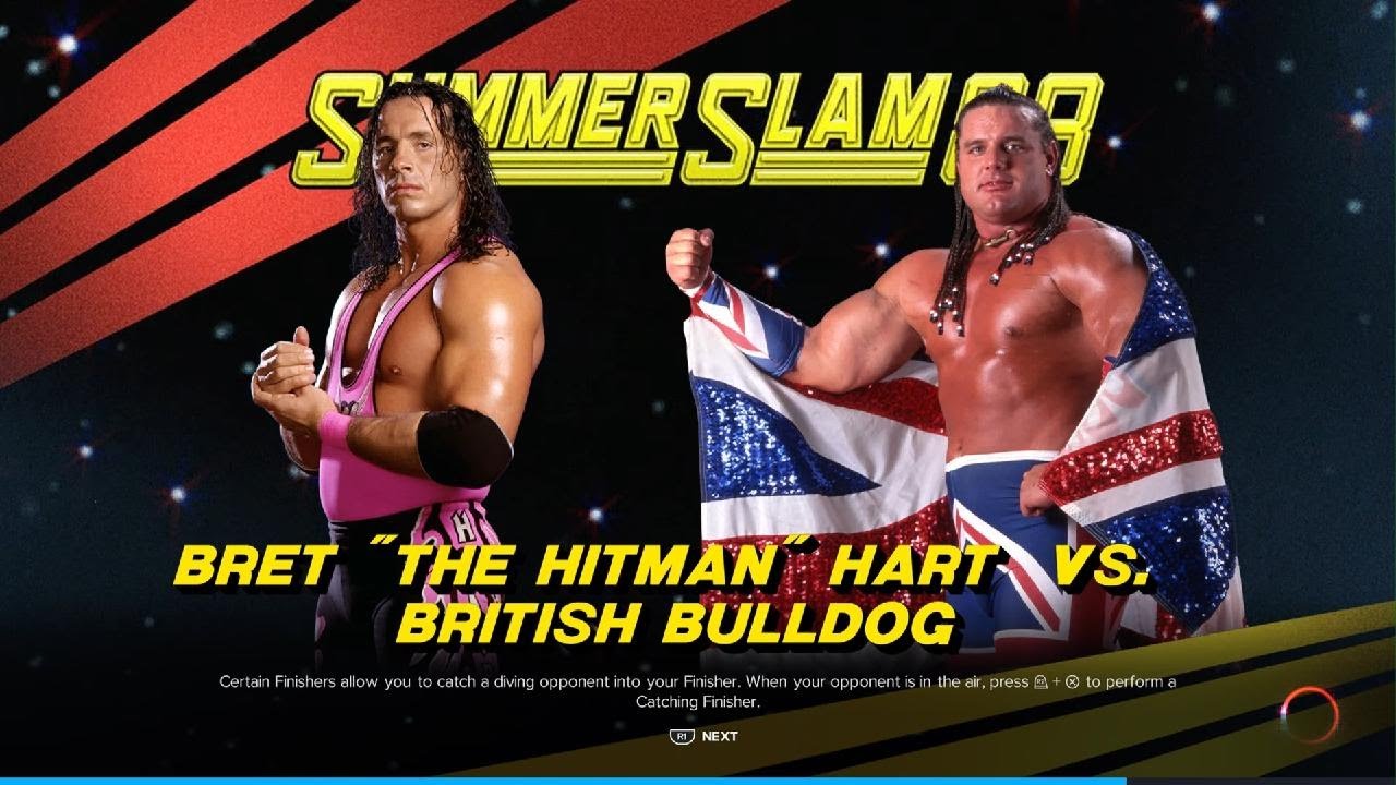 Bret hart v the British bulldog, summerslam classic YouTube