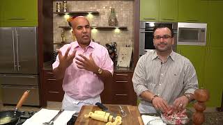 El Menu del Chef Piñeiro / Mofongo de Platano Verde y Maduro con Ensalada de King Crab