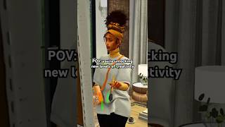 Creative Control | Creative Calm ASMR | Creativity in The Sims 4 | Creativity at Home #shorts #sims4