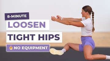 8-Minute Hip Mobility Routine | Loosen Tight Hips (No Equipment)