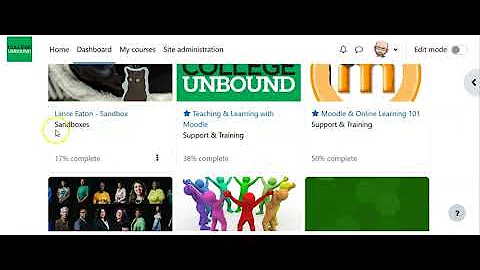 How to Show Your Courses in Moodle 4.0